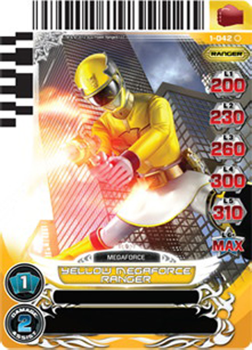 Yellow Megaforce Ranger 042